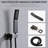 Bathroom Wall Mounted Shower With 10" Rainfall Head And Movable Handheld Faucet In Bronze Tone Oil-Rubbed System Portable For Bath-124646453