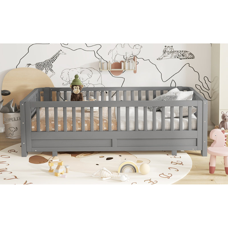 Lits en bois extensibles peu encombrants, style moderne réglable pour la famille