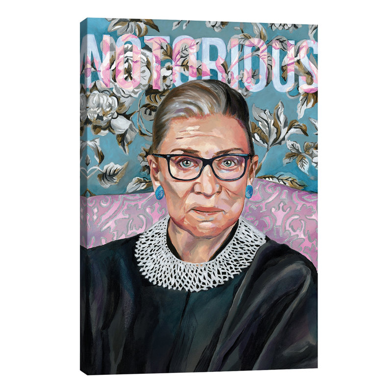 RBG by Heather Perry - Wrapped Canvas Painting, 66.04 cm H x 45.72 cm W x 1.91 cm D