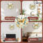 Horloge murale papillon