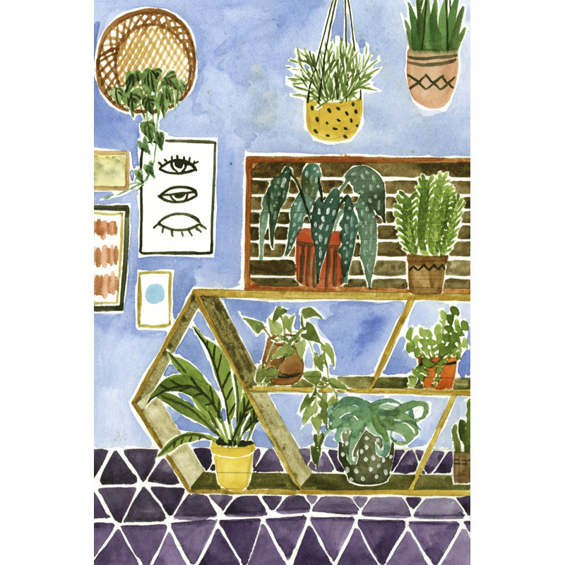 Way To The Jungle I by Melissa Wang - Wrapped Canvas Painting, 46cm H x 30cm W x 3.8cm D