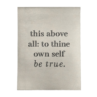 Quotes Chenille Indoor Rug