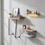 3 Piece Wood Bracket Shelf-1080985813