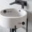 Monaco 16.5" Round Console Sink, White Basin-100946674