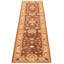 Tapis brun foncé Peshawar Oushak 2 pi 7 po x 9 pi 9 po