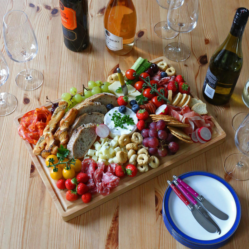 Argon Tableware Wooden Butchers Block Chopping Board, 30cm L x 45cm W 