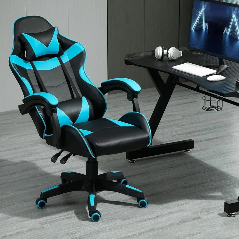 Inbox Zero Adjustable Swiveling PC & Racing Game Chair