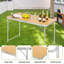 Matamoras Rectangular Wood Folding Outdoor Camping Table , 120cm cm W 60cm cm D-590363092
