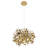Modern 3 Light Gold Confetti Pendant-70079948