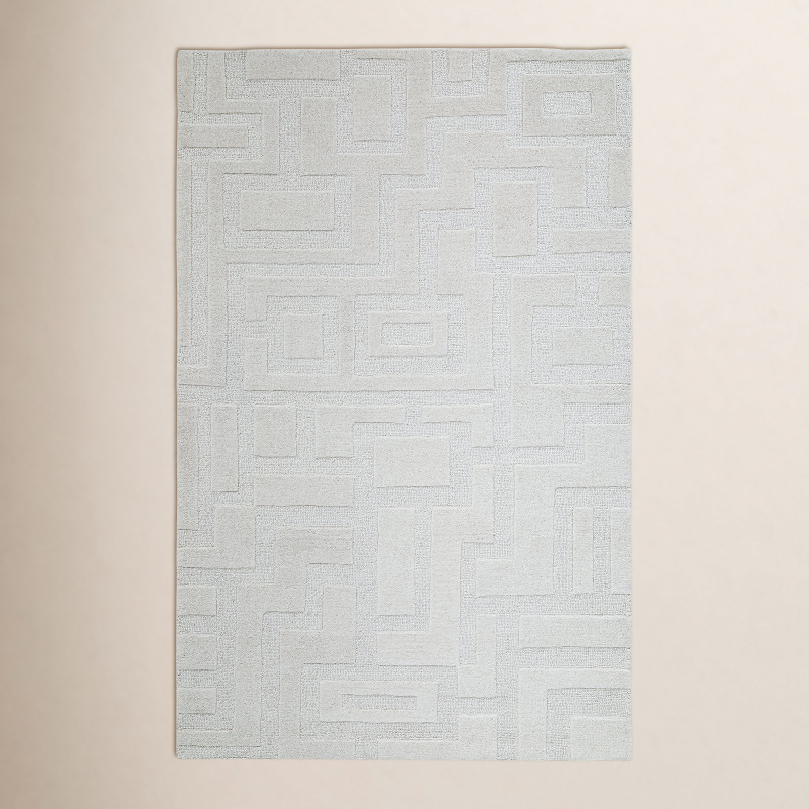 Helaine Hand-Tufted Wool Rug, Rectangle 6' x 9'