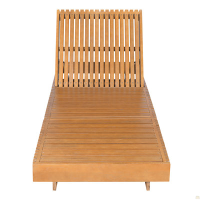 Chaise longue d'extérieur avec dossier réglable à 6 positions