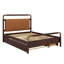 Grand lit plateforme en bois offrant des options de rangement, comprenant 2 tiroirs spacieux et un lit gigogne-1102152899