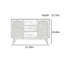 Vitrine simple en rotin