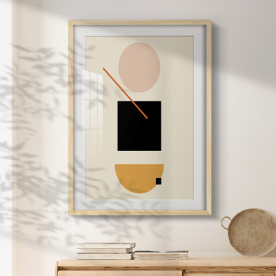 Simple Shape -Framed Print