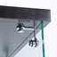 Vitrine en verre avec 4 tablettes