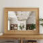 Miroir décoratif en rotin
