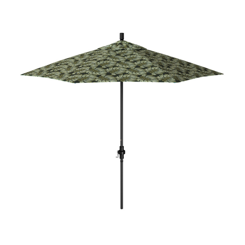 Parasol de marché 9 pi Santana Praneeth, Noir, noir, noir, noir, Palm Hunter - Pacifica Premium