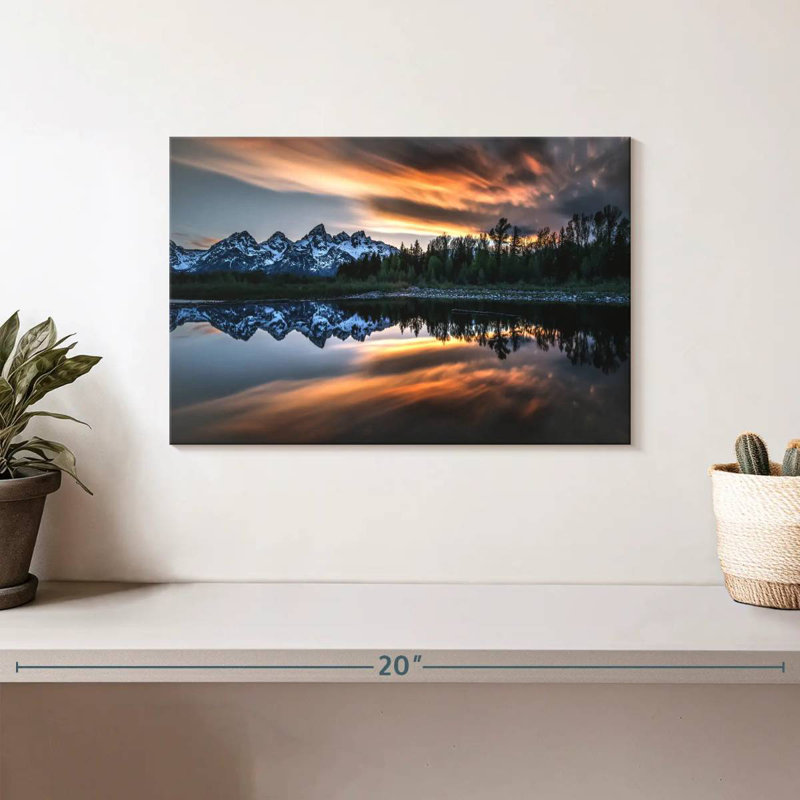 Alvord Grand Teton Sunset Glow, H 8 po x l 12 po