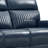 5-Piece, 2 Power Recliners Leather Reclining Sectional, Power Headrest & Lumbar-114624798-111708356