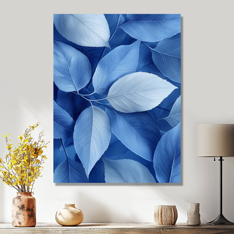 Kaileigh - impression murale traditionnelle en métal, feuilles en métal, H 32 po x l 24 po