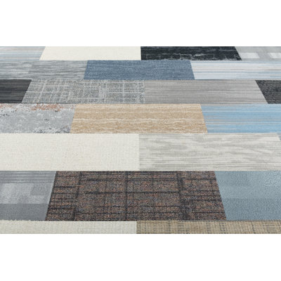 12'' W x 36'' L Level Cut And Loop Peel & Stick Polypropylene Carpet Tile