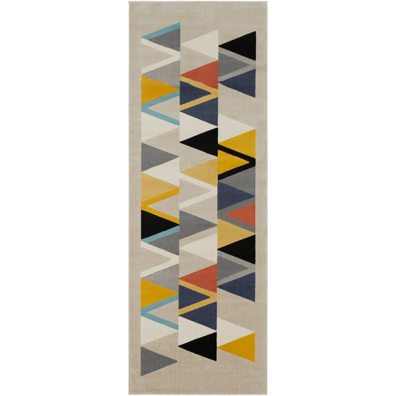 Arelia Geometric Indoor Rug, Runner 2'7" x 7'3"