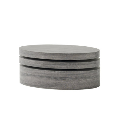 Table basse rotative polyvalente avec fabrication robuste pour un décor moderne