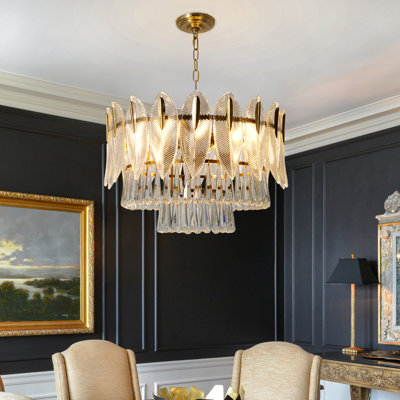 Kardier 9 - Light Dimmable Tiered Chandelier