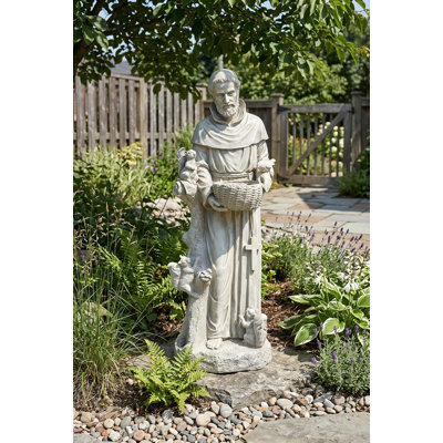 Statue Saint François le nourrisseur de la nature