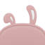 Lit plateforme tapissier en cuir avec ornement en forme de lapin-902145612-902145611