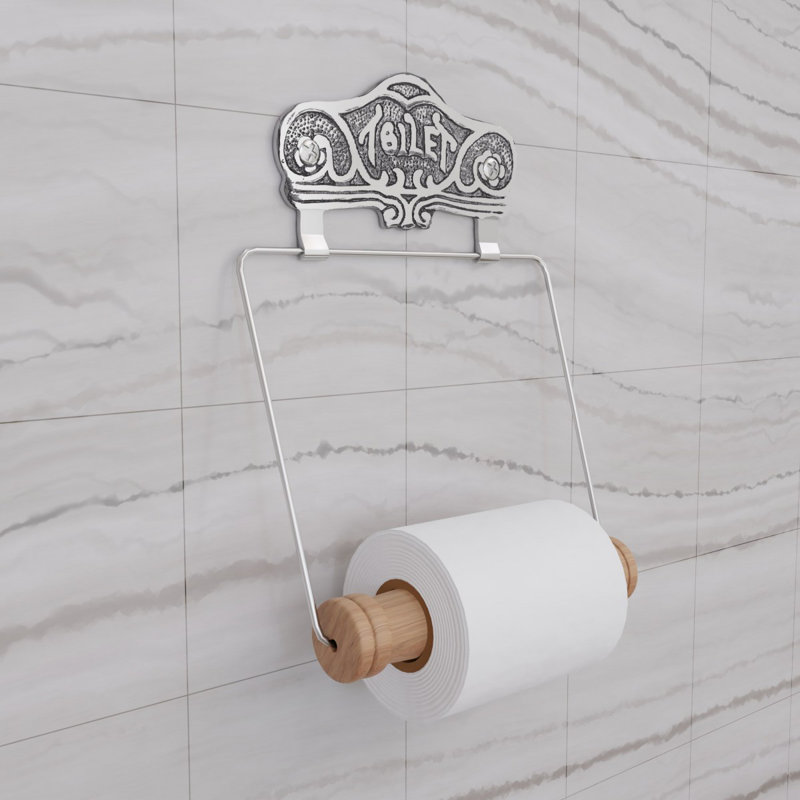 Porte-papier hygiénique antique, Chrome