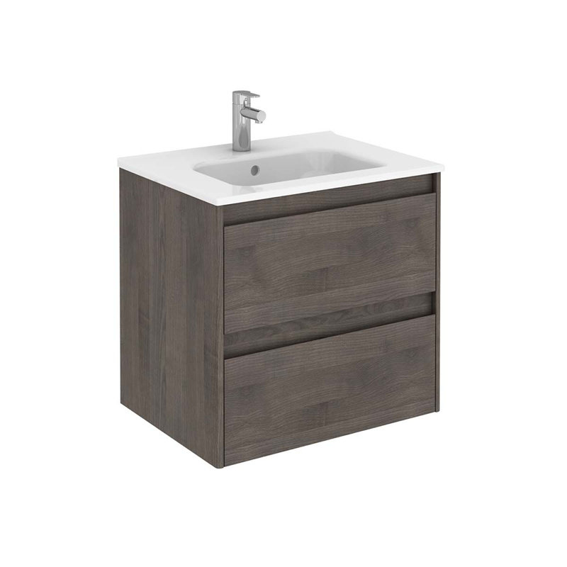 Ambra 39.6'' W Single Vanity, 23.8", Matte Gray