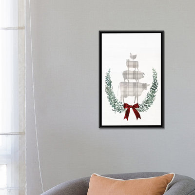 « yuletide animaux i », impression sur toile