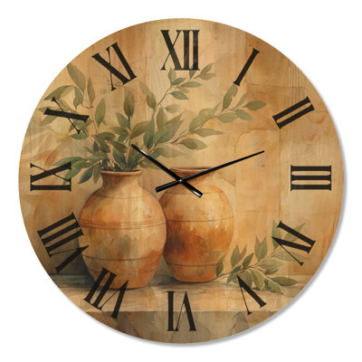 Très grande horloge murale Boho