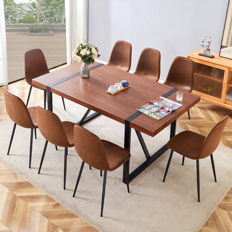 Ensemble de table de salle à manger Mid-Century, 9