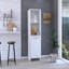 Armoire de cuisine, armoire à une porte, tablettes intérieures et extérieures
