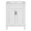 Meuble-lavabo 24 po avec lavabo supérieur, armoire de rangement moderne avec 2 portes à fermeture douce et tablette réglable, structure en bois massif-123654680-123654679