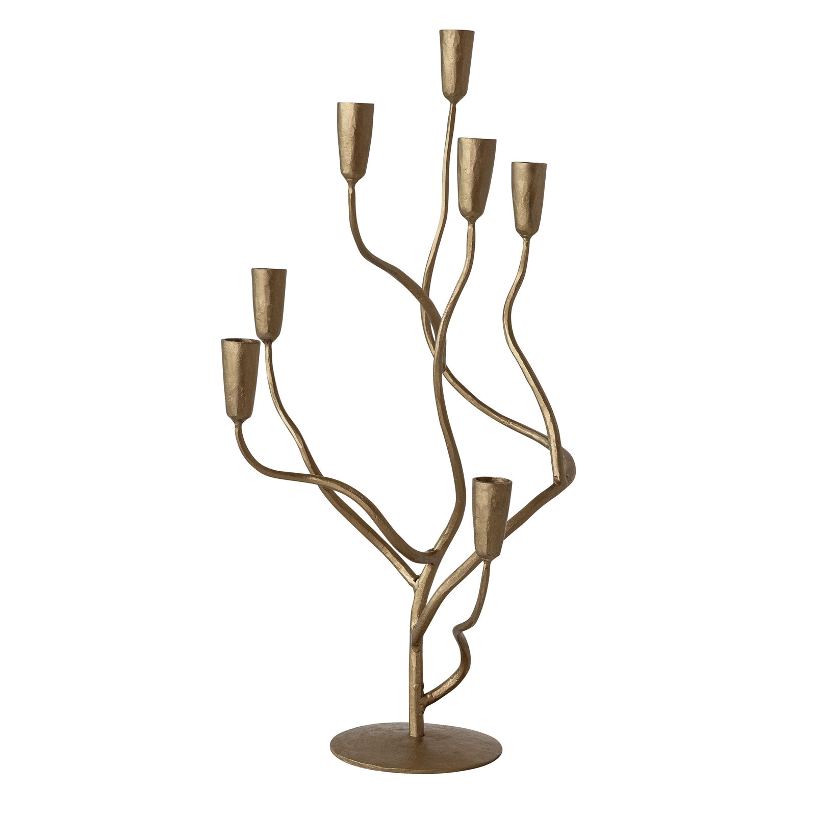 Hand-Forged Iron Candelabra
