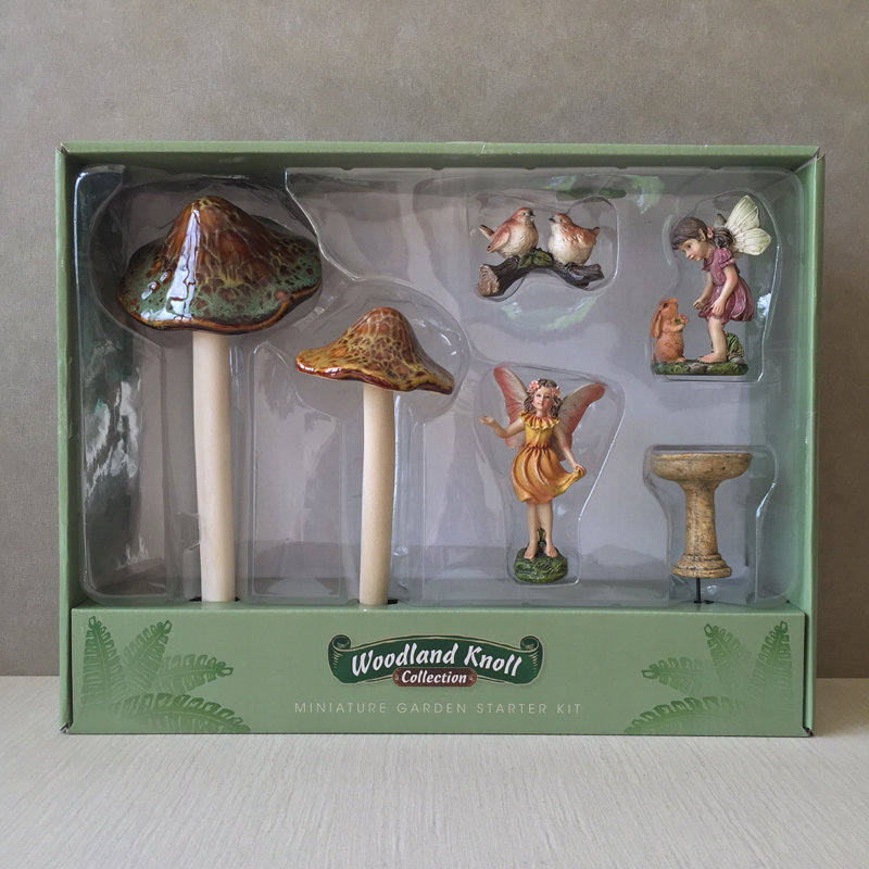 Ensemble 6 pièces champignon de fée