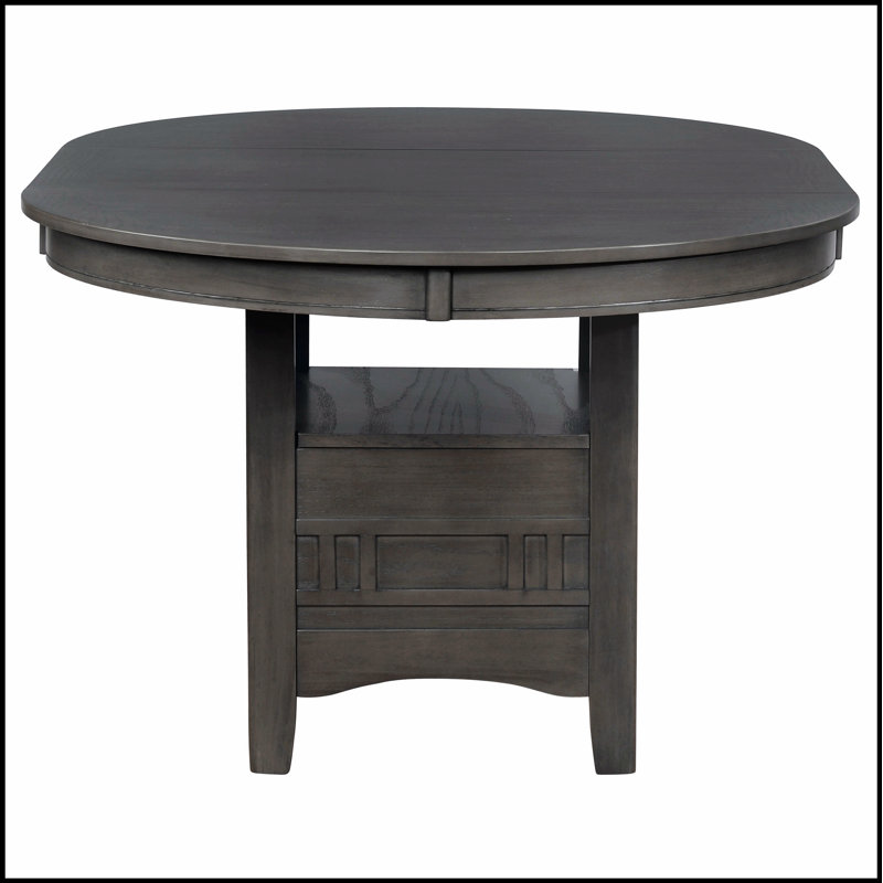 Table de salle à manger Lavon, Gris, H 36 po x L 60 po x l 42 po, Gris