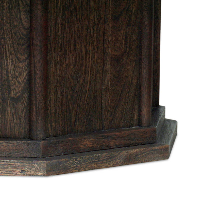 Pavlo Coffee Table-Dark Brown Acacia