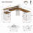 63'' Wide 6 Drawer Dresser with Shelves, Large Chest of Drawers for Bedroom, Wood Closet Storage Organizer, Modern TV Stand for Living Room, White-1039832282