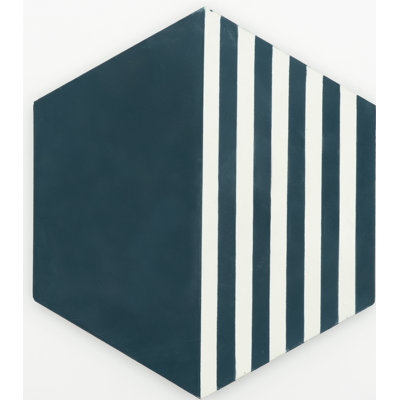 Menara 8" x 9" Cement Patterned Wall & Floor Tile