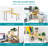 Emington Solid + Manufactured Wood Cabinet Shelving Rack