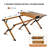 Shanil Rectangular Metal Folding Outdoor Camping Table , 23.6'' in. W in. D-1436560730-1436560729