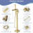 1 Handle Bathroom Freestanding Tub Filler with Diverter
