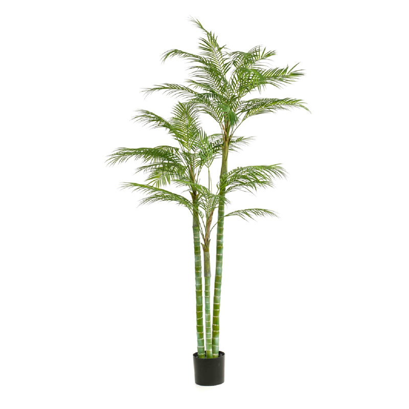Ensemble 2 pièces palmier artificiel en pot