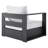 Modway Tahoe Outdoor Aluminum 4-piece Conversation Set with Coffee Table-67492251-67492253