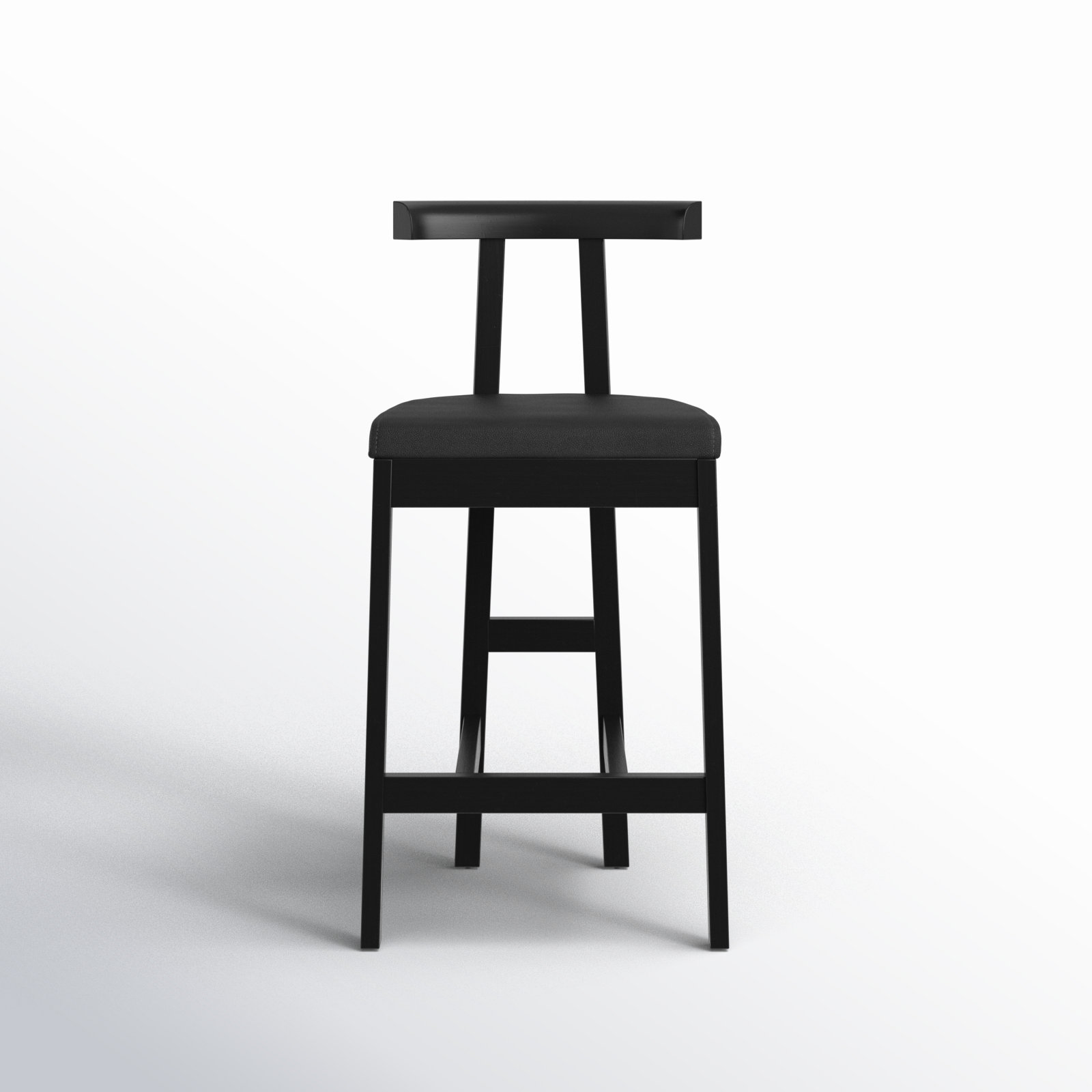 Seville Leather Bar & Counter Stool, Natural Rosa Morada/Natural, Bar Stool (30” Seat Height)