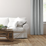 Walker Ticking Stripe Sage Cotton Rod Pocket Drapery Panel Set of 2